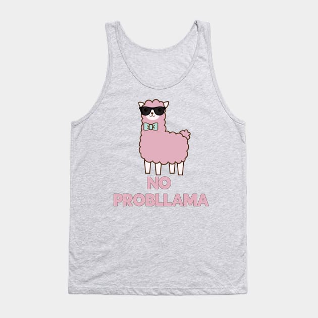 No Probllama Tank Top by A T Design